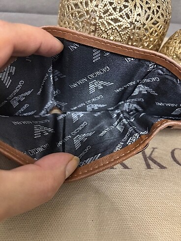Beden kahverengi Renk Armani cüzdan