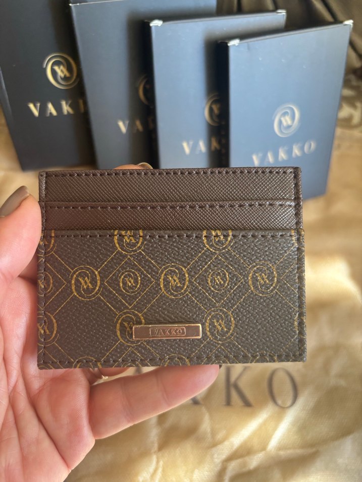 Vakko özel kutulu monogram kartlık - Görsel 5