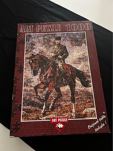 Puzzle Atatürk 1000 parça eksiksiz hiç yapılmadı
