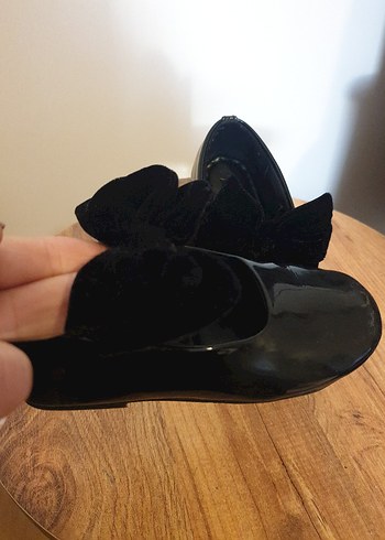 Zara Kız Çocuk Siyah Fiyonklu Ayakkabı - Görsel 3