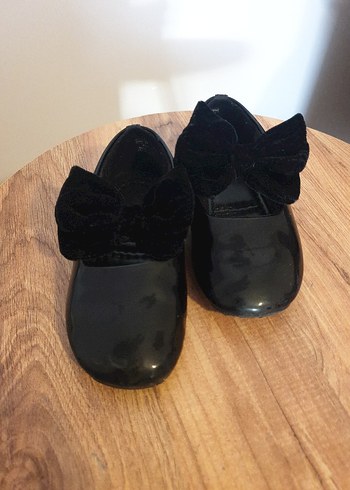 Zara Kız Çocuk Siyah Fiyonklu Ayakkabı - Görsel 7