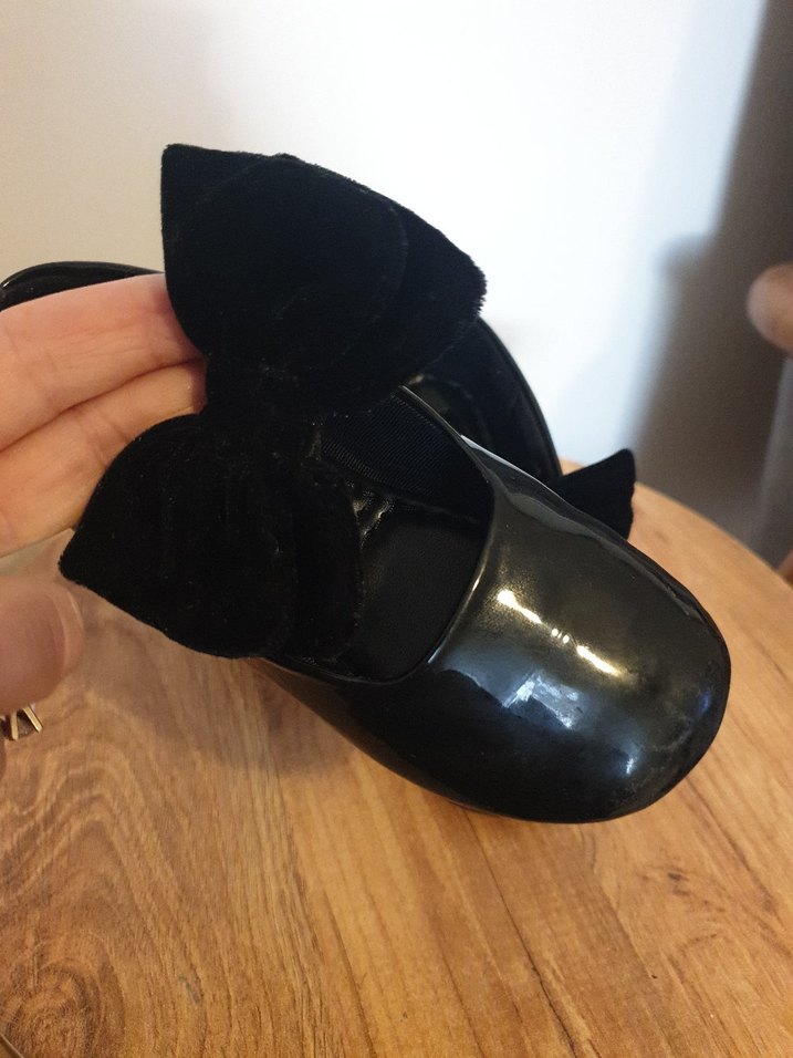 Zara Kız Çocuk Siyah Fiyonklu Ayakkabı - Görsel 2