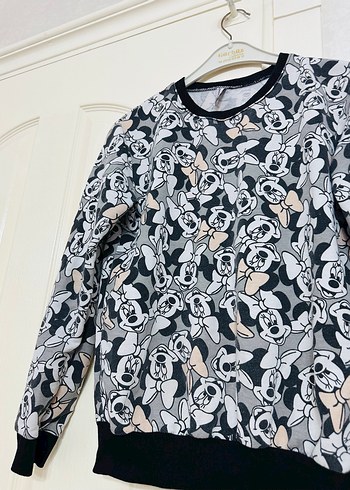 Diğer Kadın Gri Baskılı Sweatshirt