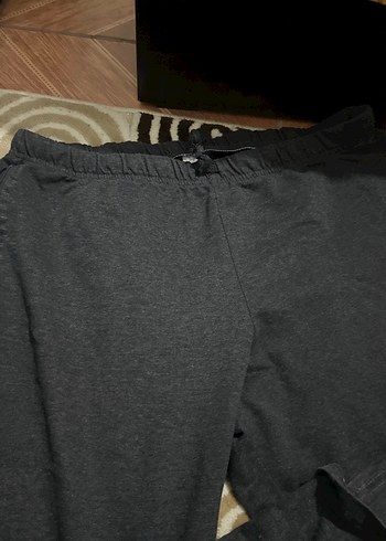 Gri Rahat Kesim eşofman altı - Görsel 2