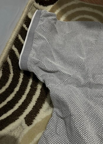 Gri Kısa Kollu Polo Tişört - Görsel 4