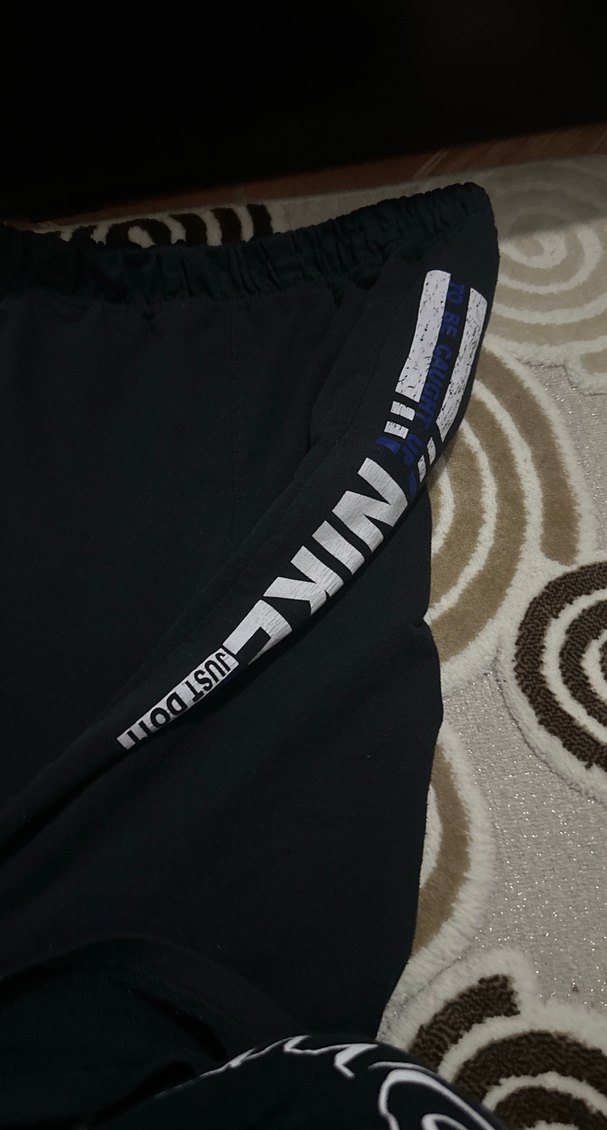 Siyah Erkek Spor Kesim Eşofman Altı - Görsel 3