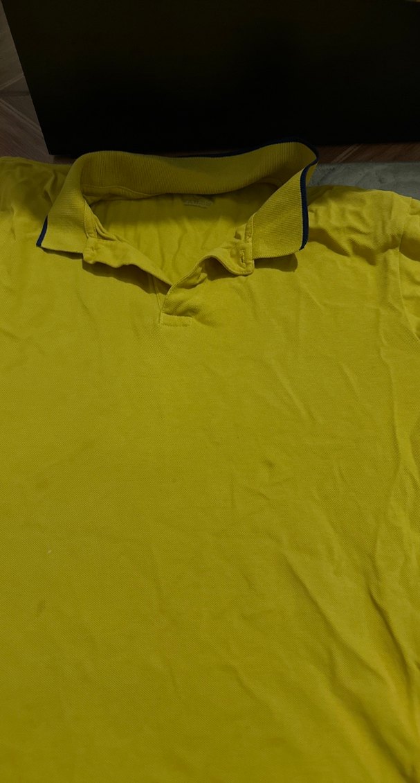 Sarı Erkek Polo Tişört - Görsel 2