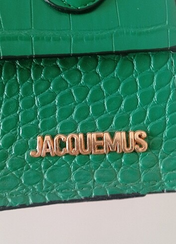  Beden yeşil Renk jacquemus klasik tek saplı yeşil çanta