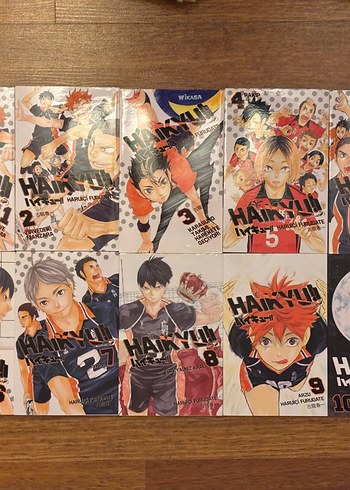Haikyu Manga Seti 10 Cilt