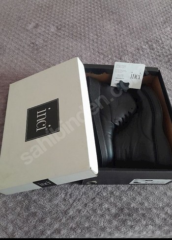 İnci marka hakiki deri erkek bot - Görsel 9