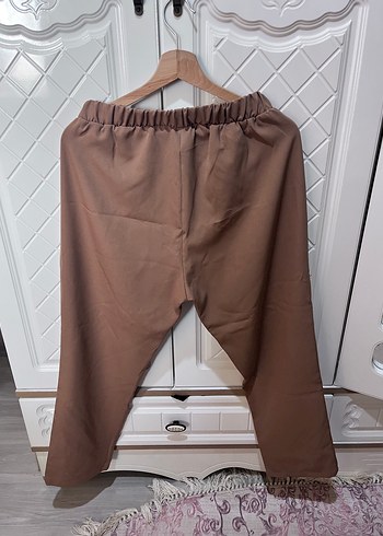 Zara Bej Midi Kadın Kumaş Pantolon