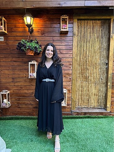 Zara siyah abiye şık elbise