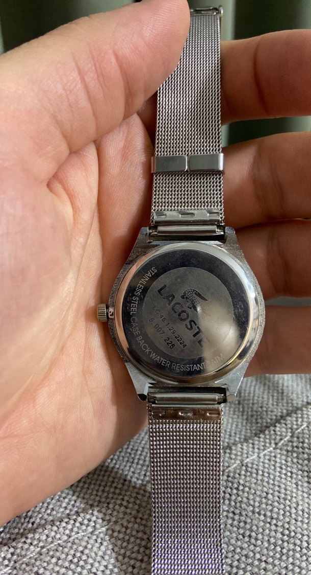 Lacoste Gri Vintage Erkek Kol Saati - Görsel 4