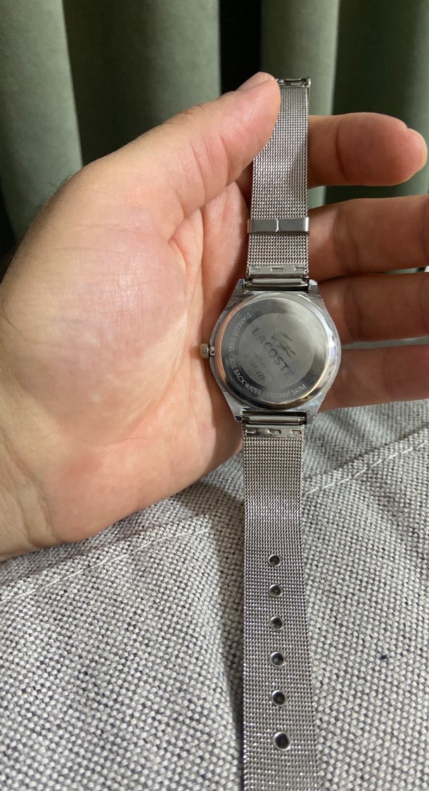 Lacoste Gri Vintage Erkek Kol Saati - Görsel 5