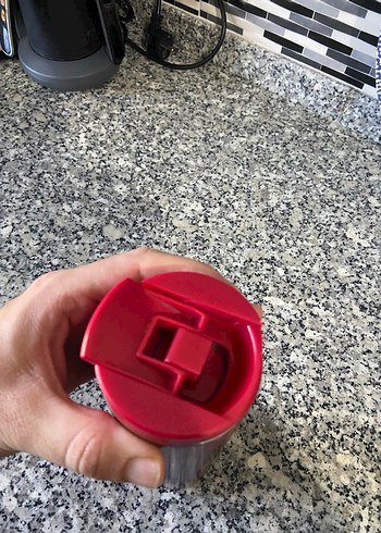 Starbucks Kırmızı Termos Bardak - Görsel 5