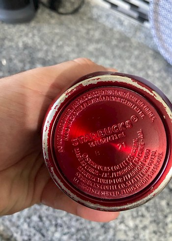 Starbucks Kırmızı Termos Bardak - Görsel 2