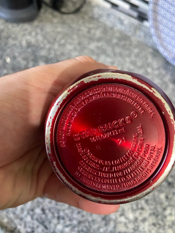 Starbucks Kırmızı Termos Bardak - Görsel 2