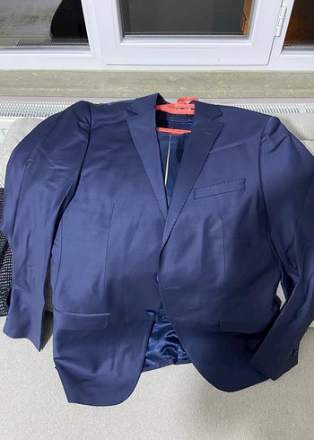 Mavi Erkek Düğmeli Takım Elbise Ceket - Görsel 6