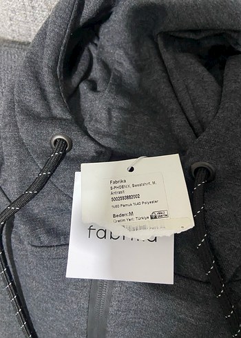 Gri Kapüşonlu Fermuarlı Erkek Sweatshirt - Görsel 8