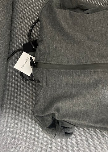 Gri Kapüşonlu Fermuarlı Erkek Sweatshirt - Görsel 7