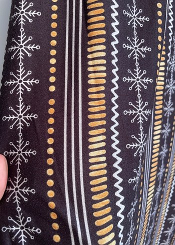 Bohem Uzun Kol Kahverengi Salaş Elbise - Görsel 3