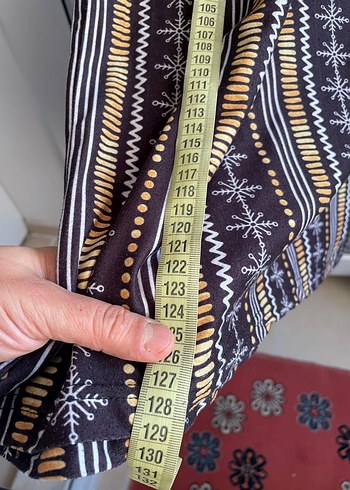 Bohem Uzun Kol Kahverengi Salaş Elbise - Görsel 4