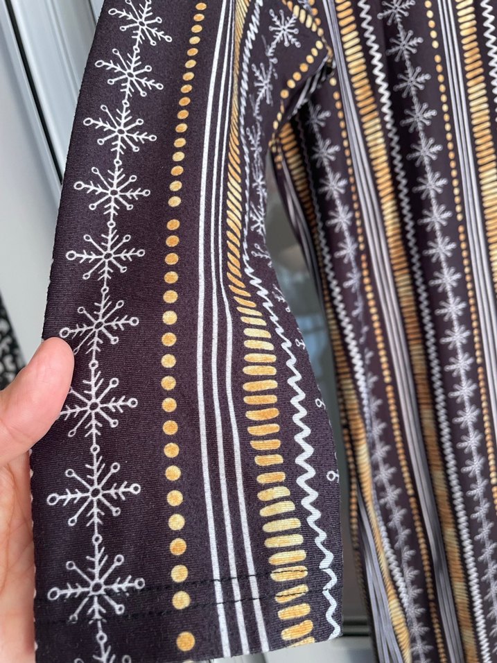 Bohem Uzun Kol Kahverengi Salaş Elbise - Görsel 5