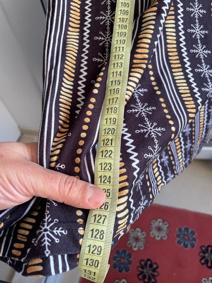 Bohem Uzun Kol Kahverengi Salaş Elbise - Görsel 4