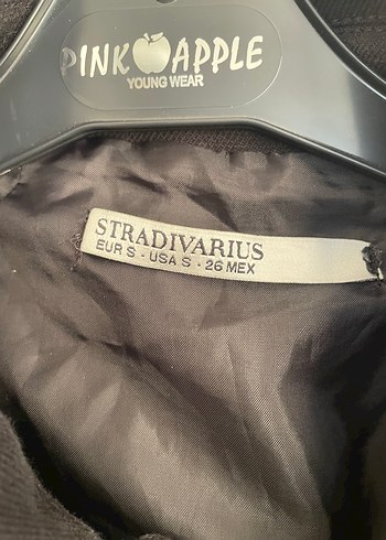 Düğmeli Siyah Kadın Kaban - Görsel 3