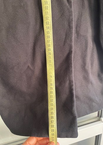 Düğmeli Siyah Kadın Kaban - Görsel 7