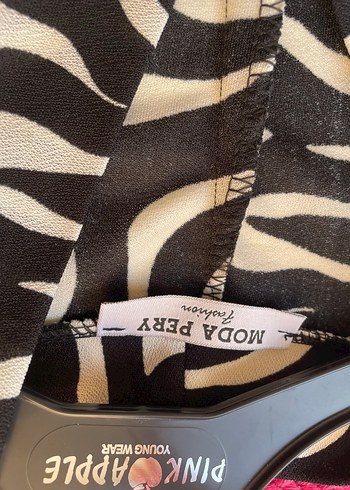 Zebra Desenli Salaş kap kimono - Görsel 5