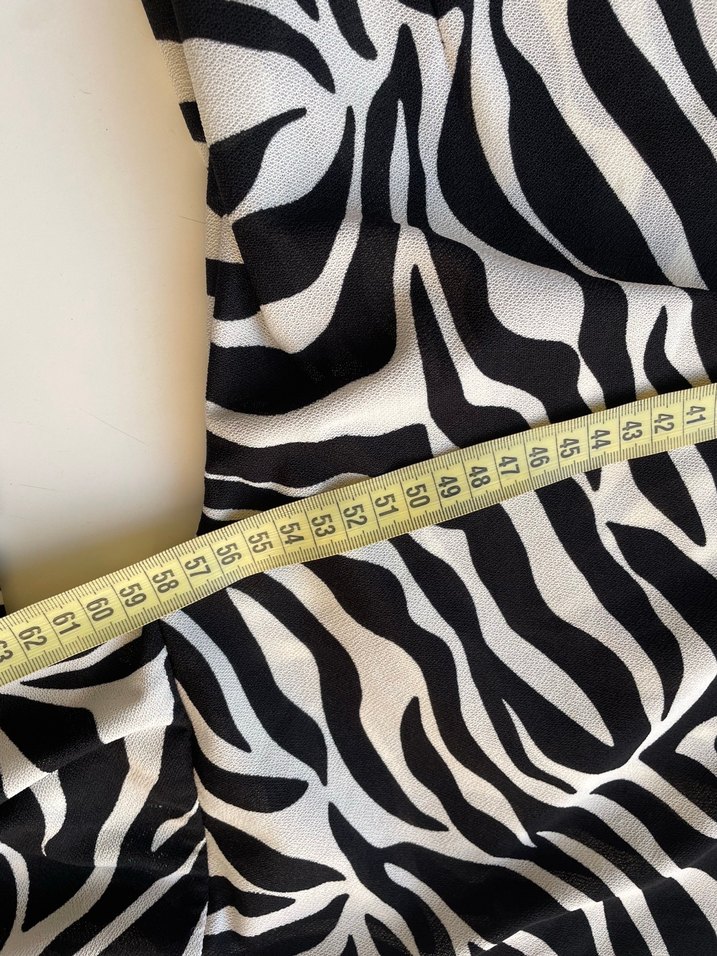 Zebra Desenli Salaş kap kimono - Görsel 3