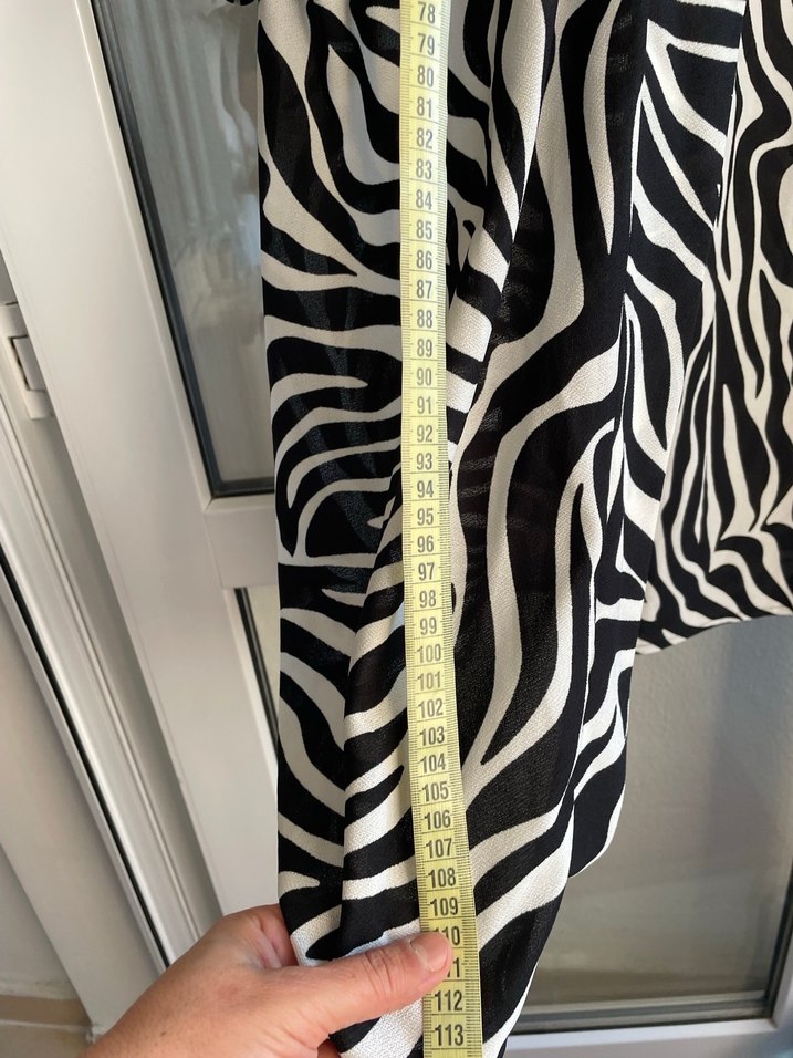 Zebra Desenli Salaş kap kimono - Görsel 2