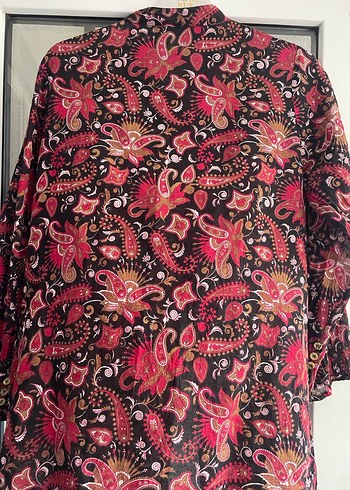 Bohem Desenli Uzun Kollu Gömlek - Görsel 2