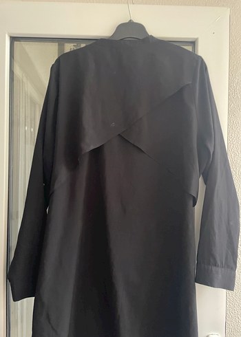 Siyah Düğmeli Midi Kadın Tunik - Görsel 3