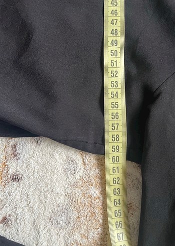 Siyah Düğmeli Midi Kadın Tunik - Görsel 6