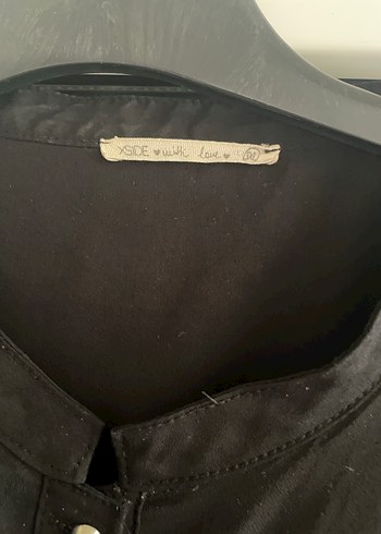 Siyah Düğmeli Midi Kadın Tunik - Görsel 2