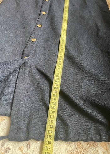 Lacivert düğmeli kap - Görsel 5