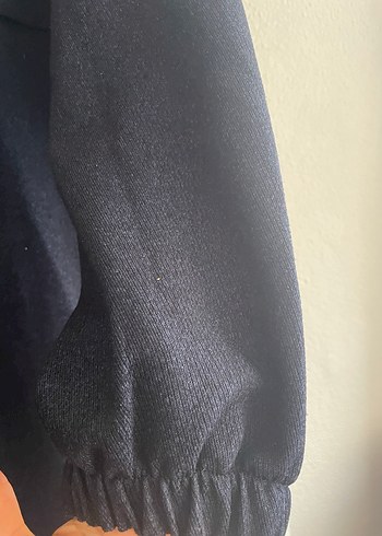 Lacivert düğmeli kap - Görsel 3