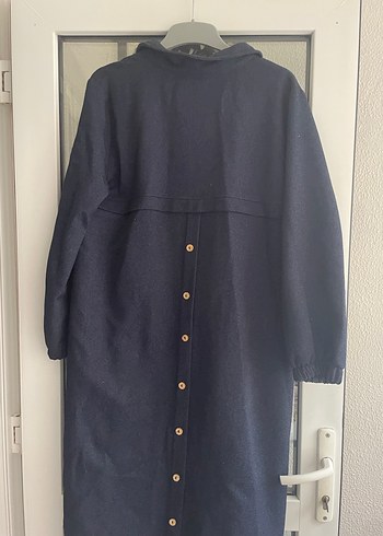 Lacivert düğmeli kap - Görsel 2