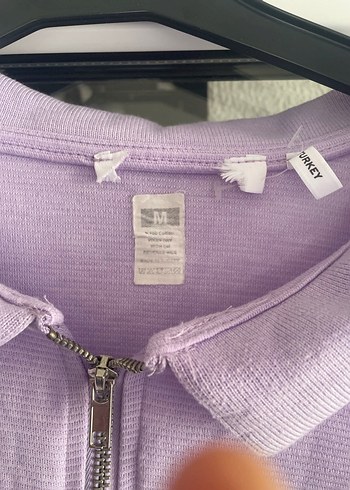 Erkek Lila Kısa Kollu Polo Tişört - Görsel 2