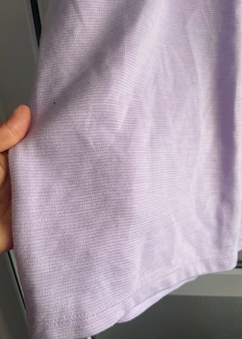 Erkek Lila Kısa Kollu Polo Tişört - Görsel 3