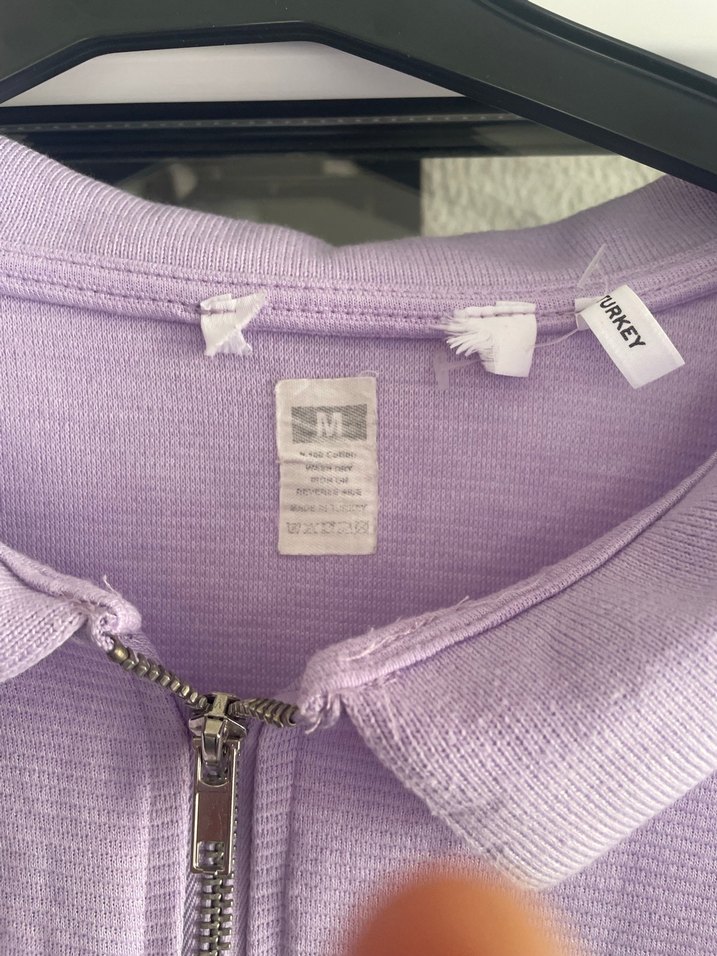 Erkek Lila Kısa Kollu Polo Tişört - Görsel 2