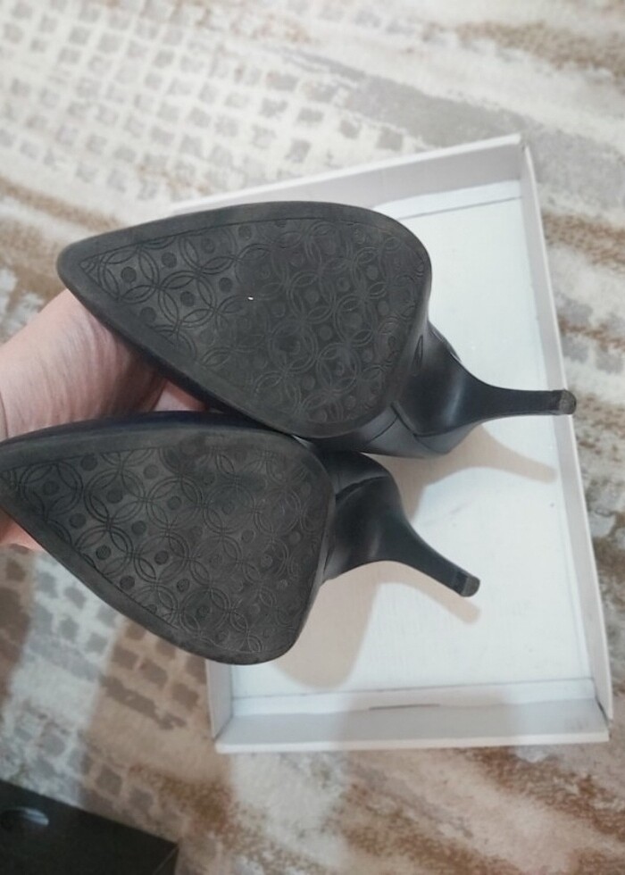 Lacivert stiletto - Görsel 2