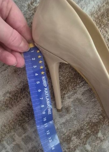36 Beden ten rengi Renk Ten rengi rugan stiletto