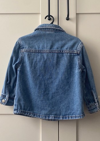 Çocuk Düğmeli Kot Ceket - Görsel 3