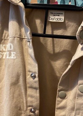 Çocuk Denim Gömlek Ceket - Görsel 2