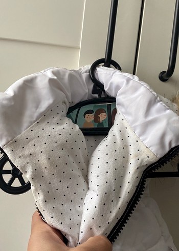 Çocuk Beyaz Kürklü Yelek - Görsel 3