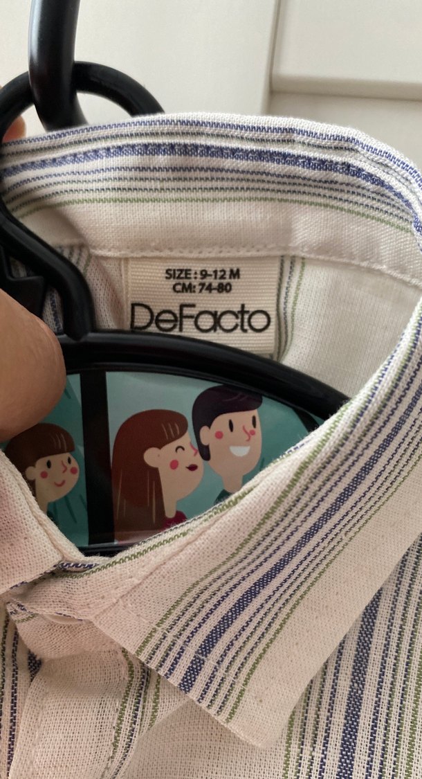 Çizgili Çocuk Gömlek - Görsel 2