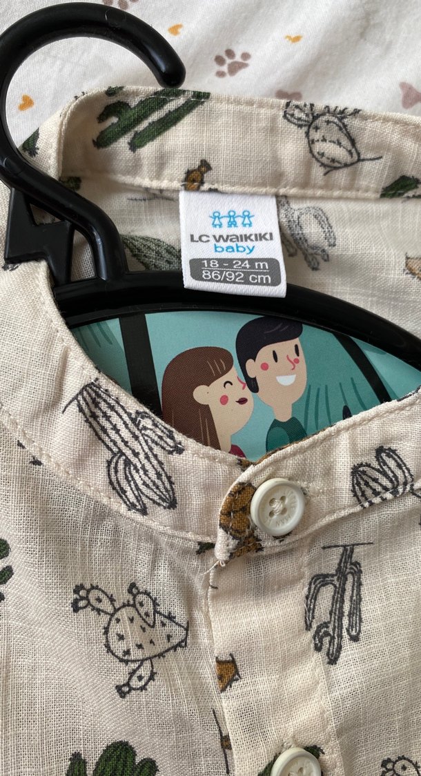 Çocuk Kısa Kollu Baskılı Gömlek - Görsel 3